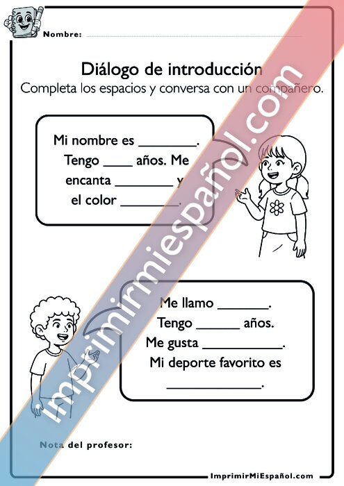 Para colorear