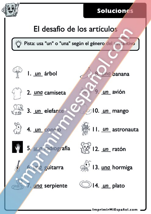 Clave de respuestas