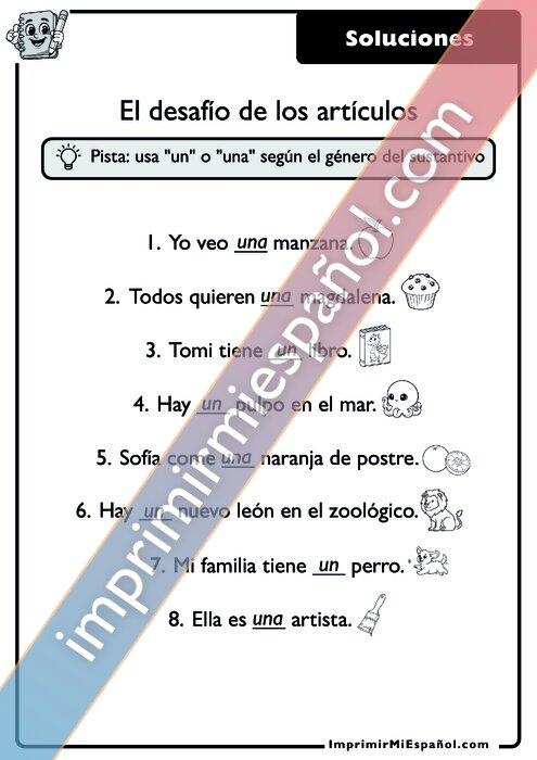 Clave de respuestas