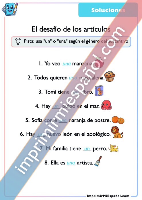 Clave de respuestas