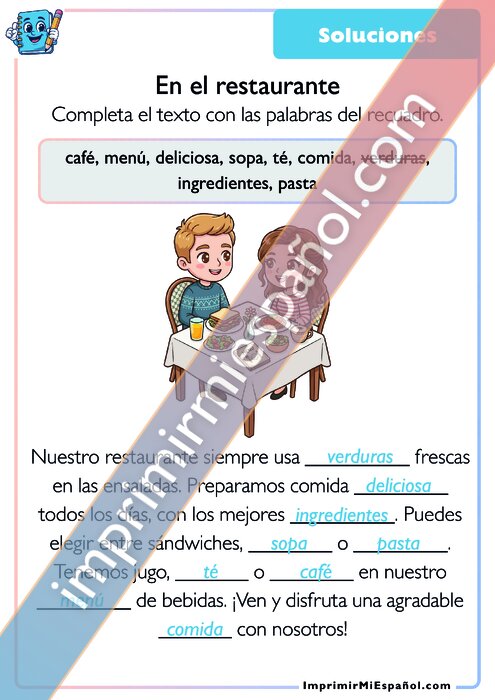Clave de respuestas