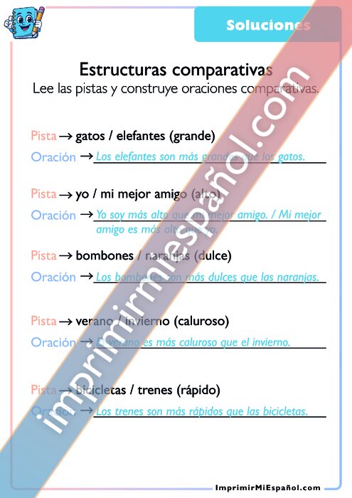 Clave de respuestas