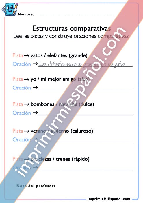Estructuras comparativas