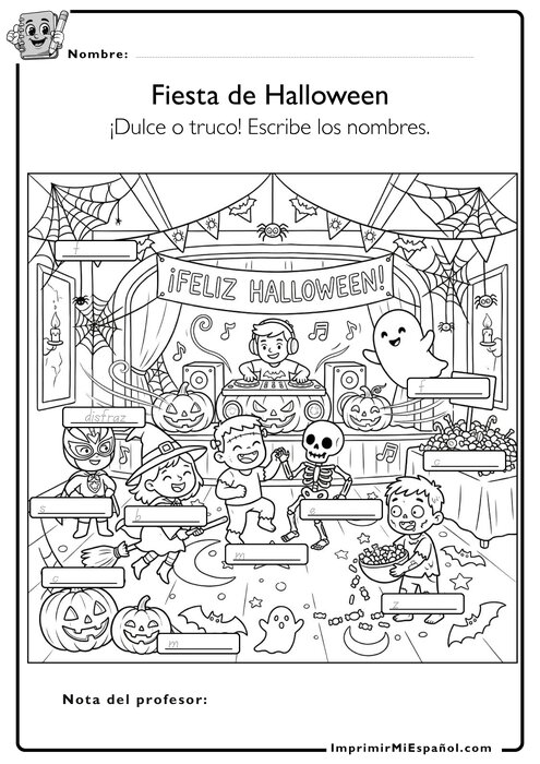 Para colorear