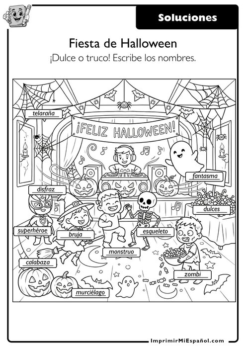 Para colorear