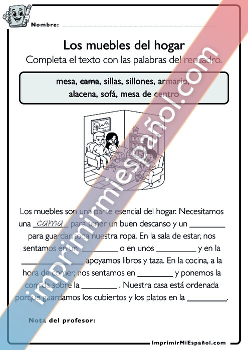 Para colorear