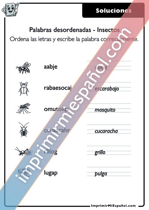 Clave de respuestas