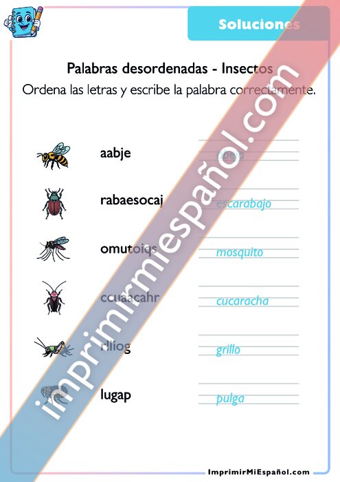 Clave de respuestas