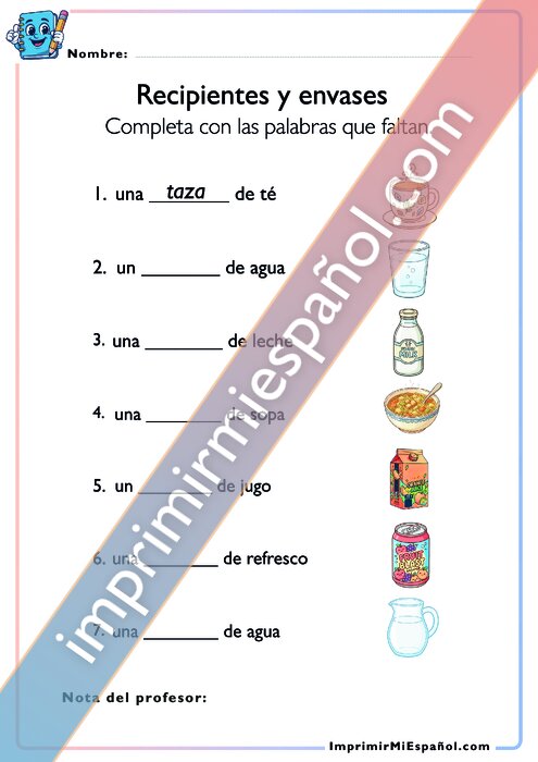 Recipientes y envases