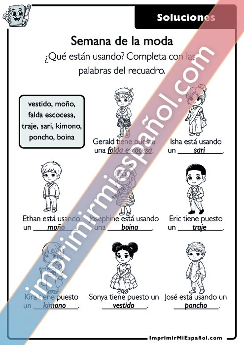 Clave de respuestas