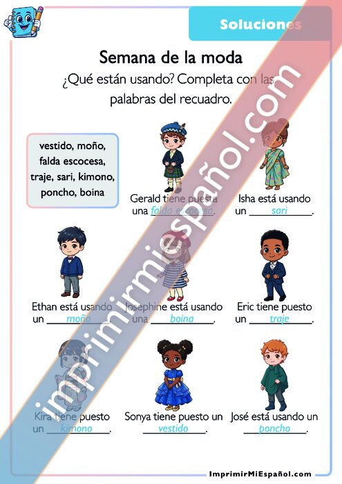 Clave de respuestas