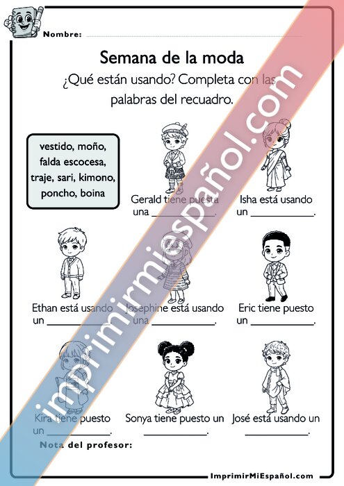 Para colorear