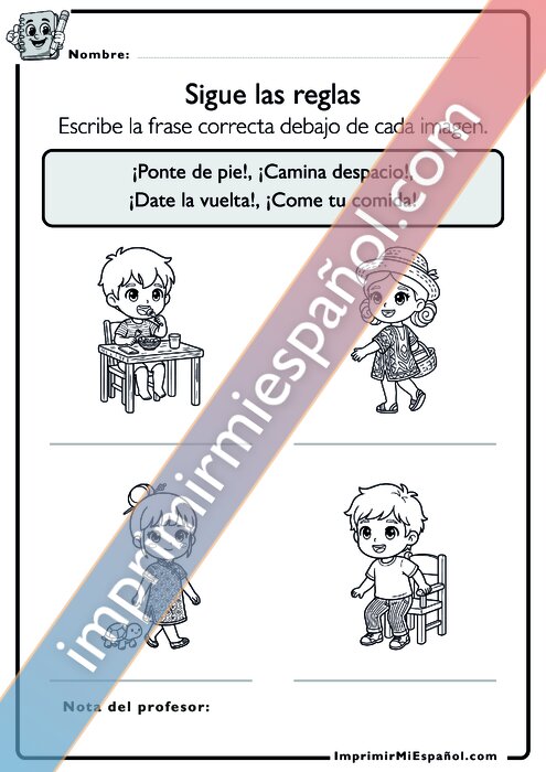 Para colorear