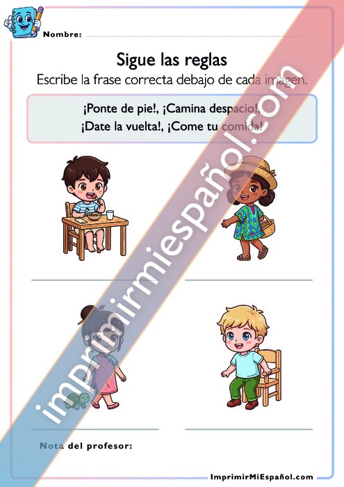 Sigue las reglas