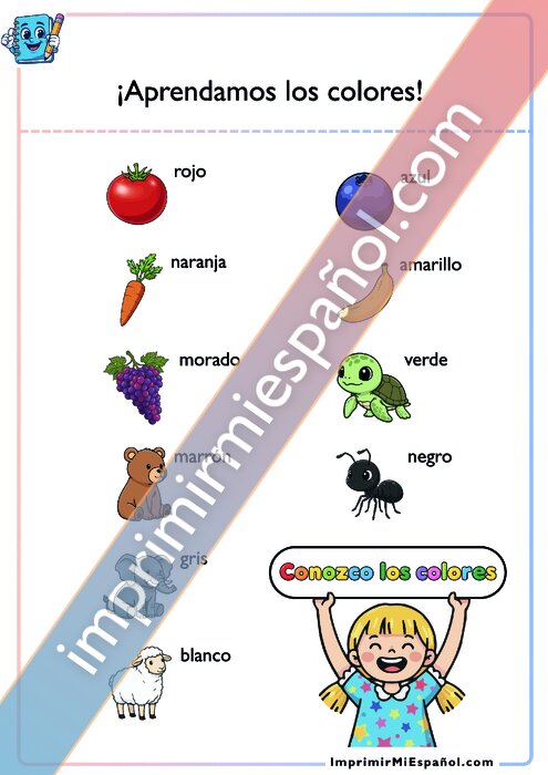 ¡Aprendamos los colores!