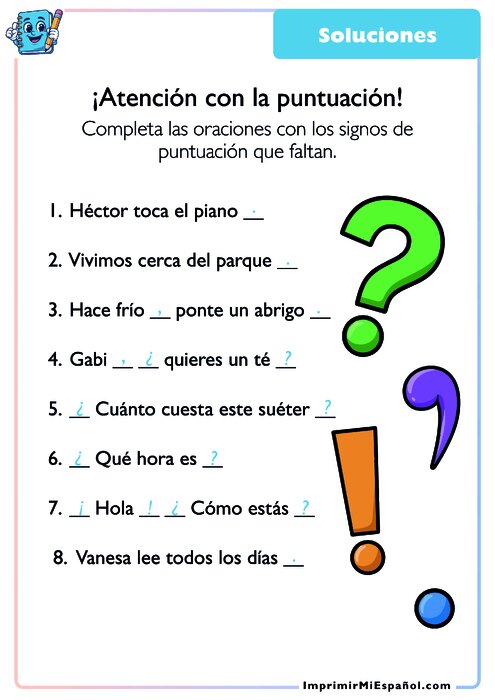 Clave de respuestas