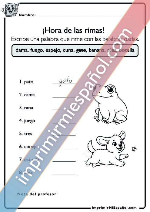 Para colorear