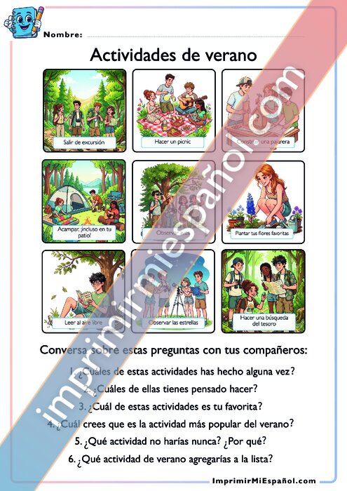 Actividades de verano