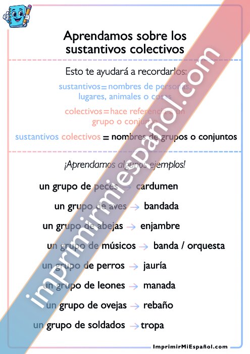 Aprendamos sobre los sustantivos colectivos - 1