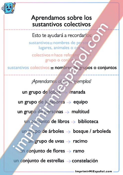 Aprendamos sobre los sustantivos colectivos - 2