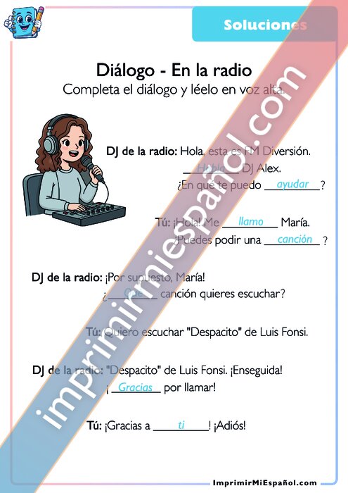 Clave de respuestas