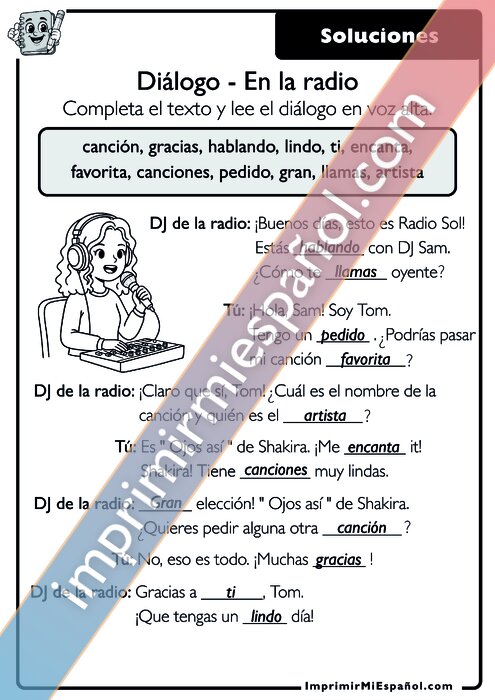 Clave de respuestas
