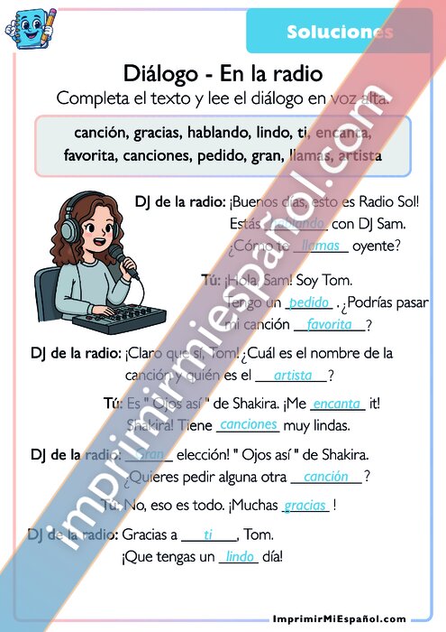 Clave de respuestas