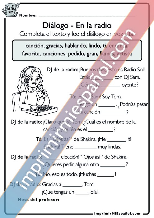 Para colorear