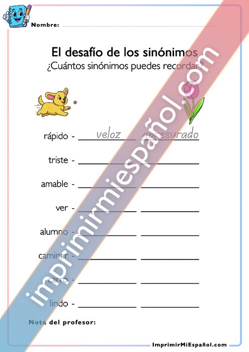 El desafío de los sinónimos