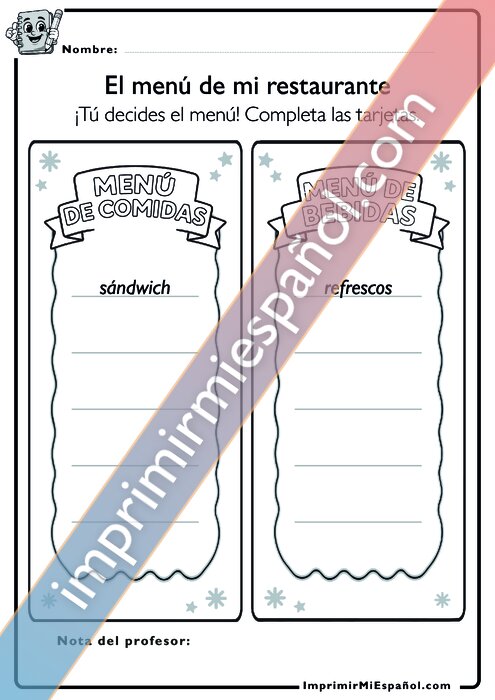 Para colorear