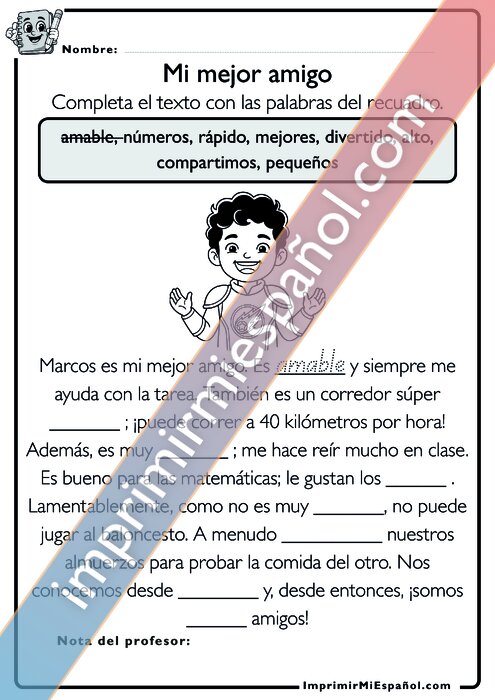 Para colorear