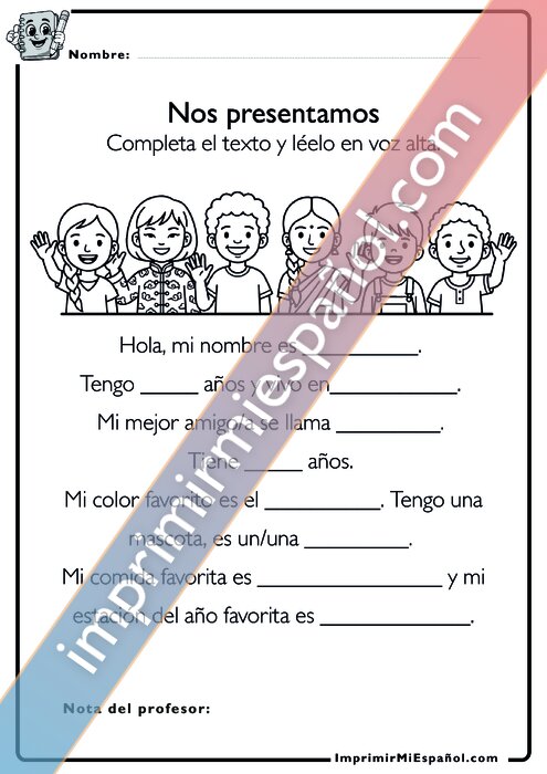 Para colorear
