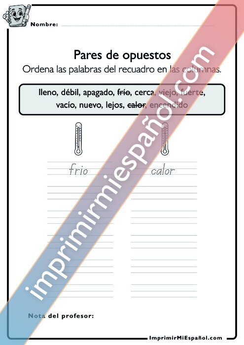Para colorear