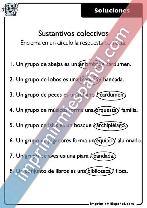 Clave de respuestas