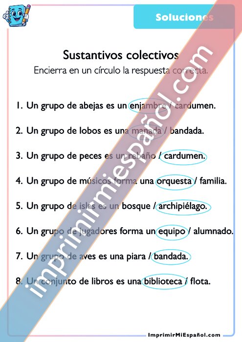 Clave de respuestas