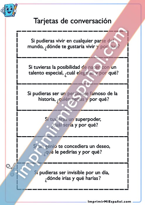 Tarjetas de conversación - 1
