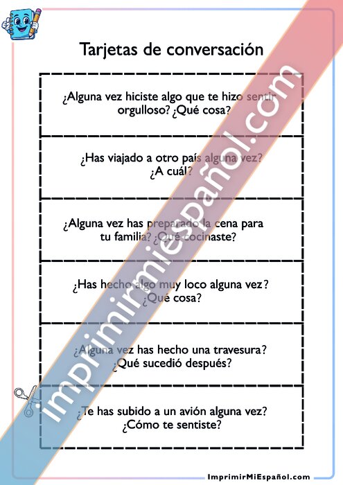 Tarjetas de conversación - 2