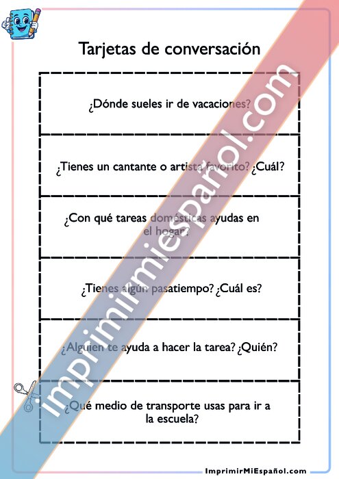 Tarjetas de conversación - 3