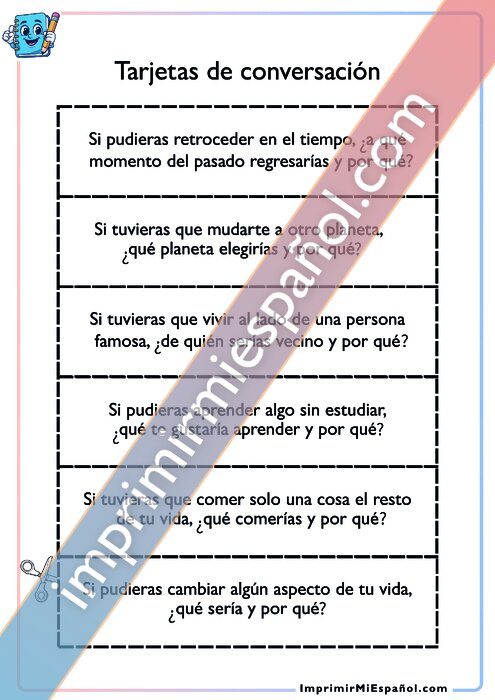 Tarjetas de conversación - 5