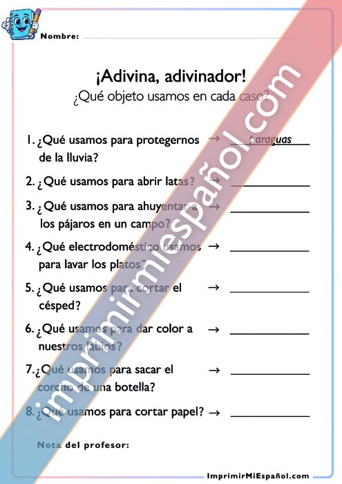 ¡Adivina, adivinador!