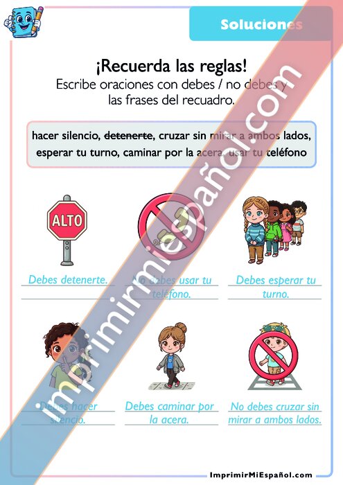 Clave de respuestas