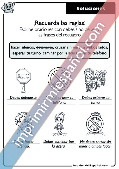 Clave de respuestas