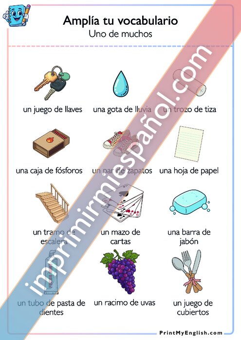 Amplía tu vocabulario - Uno de muchos