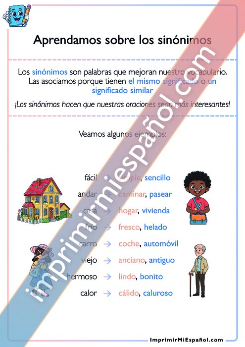 Aprendamos sobre los sinónimos