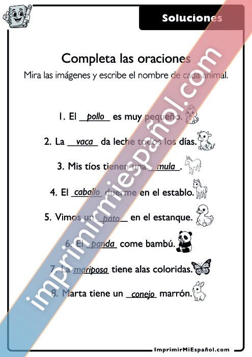 Clave de respuestas