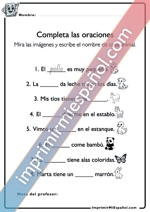 Para colorear