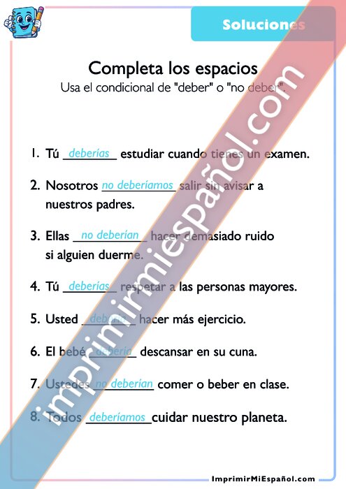 Clave de respuestas