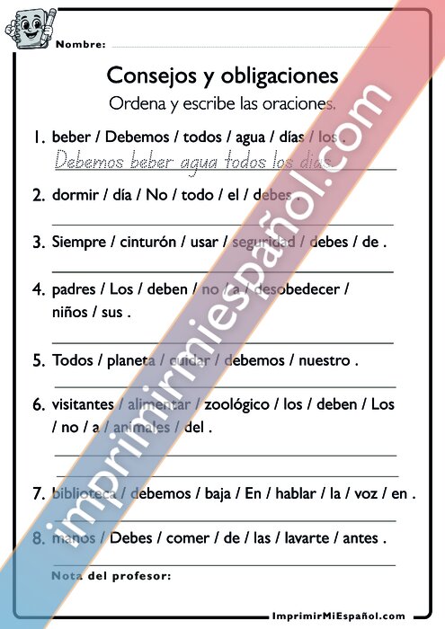 Para colorear