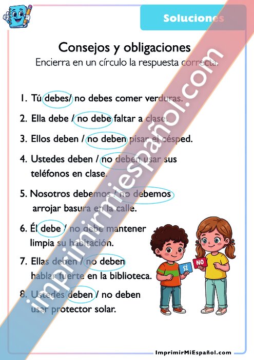 Clave de respuestas