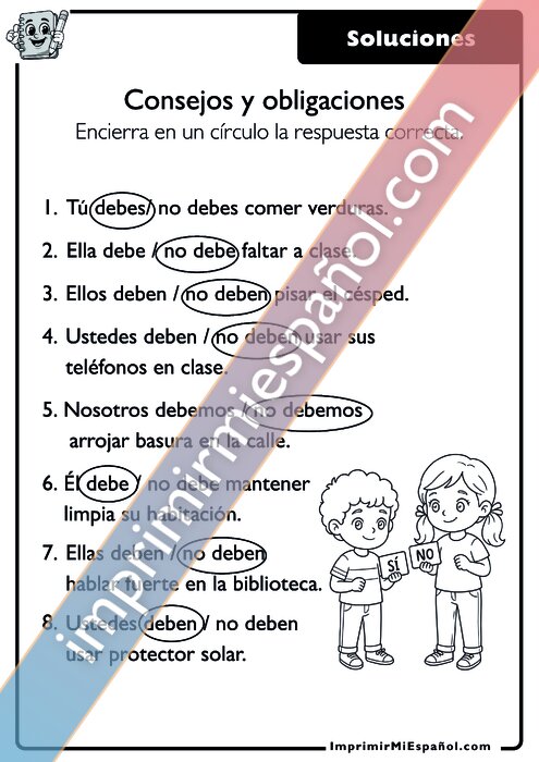 Clave de respuestas
